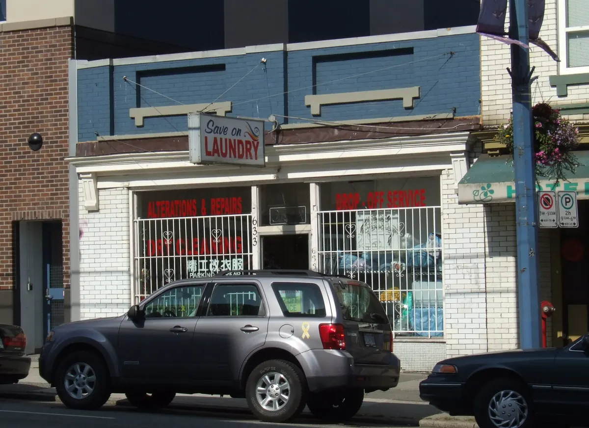 A storefront on East Hastings Street in Vancouver