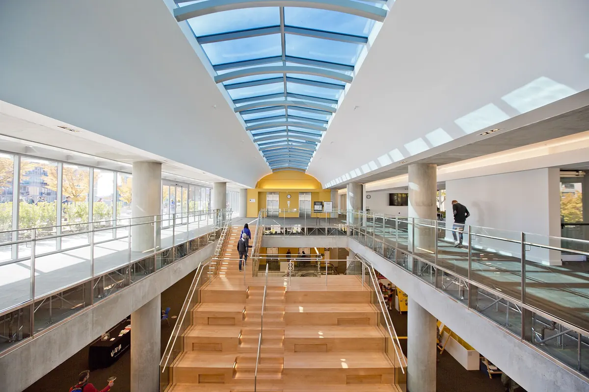 Inside the Vancouver Public Library central branch